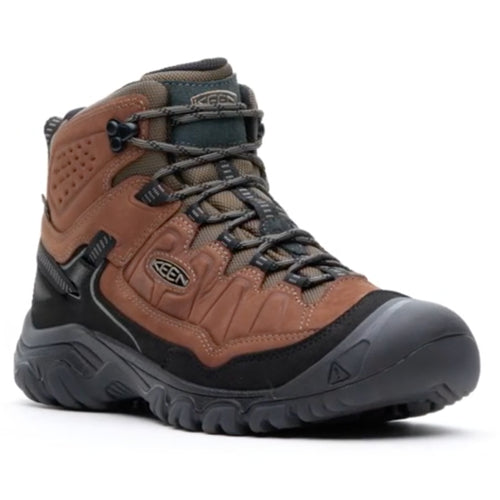 Men's KEEN Targhee IV Mid Waterproof - Bison/Black