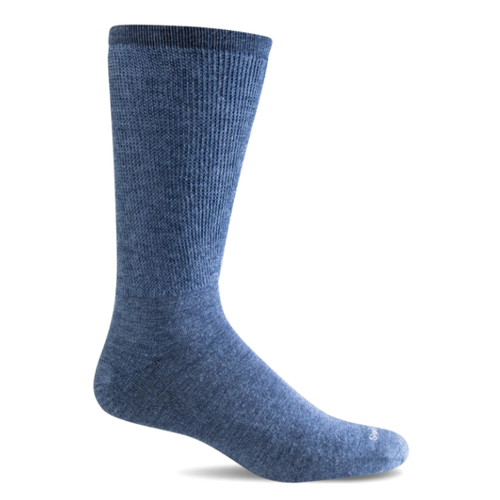 Men's Sockwell Extra Easy Relaxed Fit Crew Socks – Denim