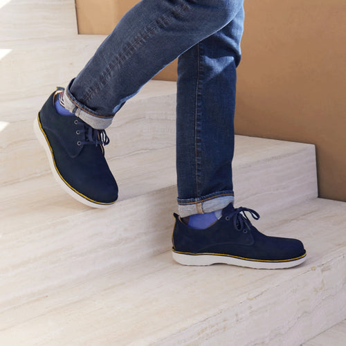 Men's Samuel Hubbard Free Oxford - Navy Nubuck