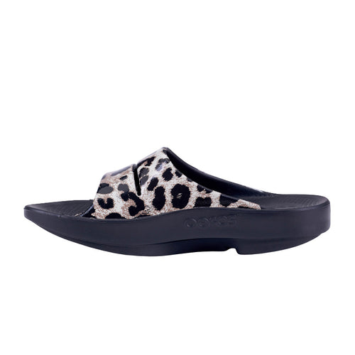 Women's OOFOS OOahh Slide Limited - Cheetah