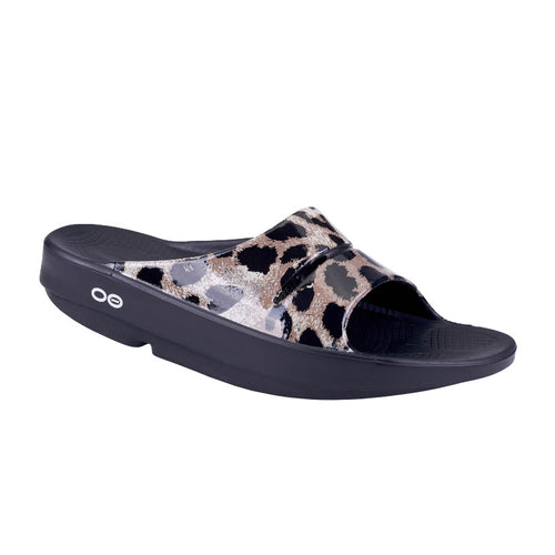 Women's OOFOS OOahh Slide Limited - Cheetah