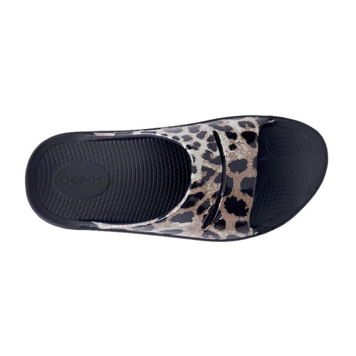 Women's OOFOS OOahh Slide Limited - Cheetah