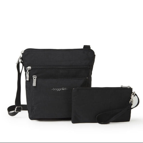 Baggallini Pocket Crossbody - Black