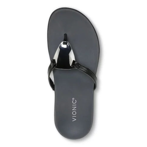 Women's Vionic Raysa Toe Post Sandal - Black
