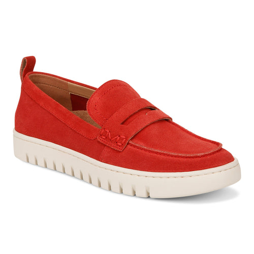 Women's Vionic Uptown Loafer - Red Suede