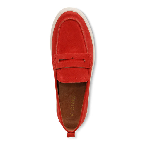 Women's Vionic Uptown Loafer - Red Suede