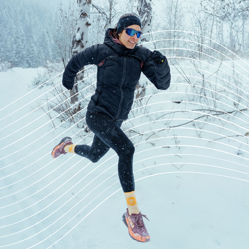 Athletic running shoes