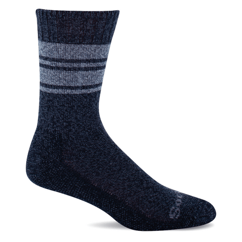 Men's Sockwell At Ease Relaxed Fit Crew Socks - Denim