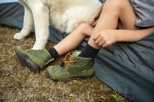 Kids' KEEN Howser II Chukka in Russet Olive