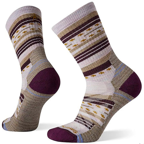 Women's Smartwool Hike Light Cushion Margarita Crew Socks - Purple Eclipse