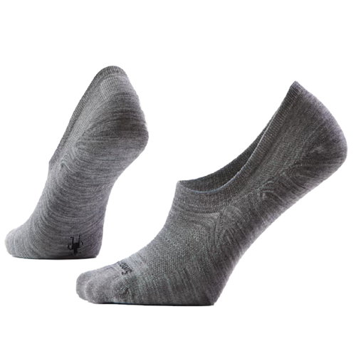Smartwool Everyday No Show Zero Cushion Socks - Medium Gray