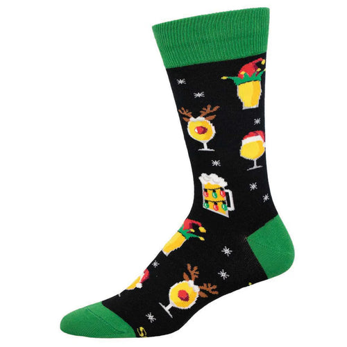 Men's Socksmith Beer Fest Crew Socks – Black
