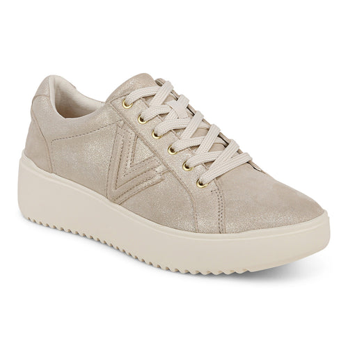 Women's Vionic Kearny Lace Up - Soft Gold Metallic