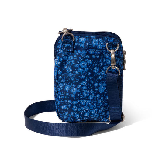 Women's Baggallini Modern Take Two RFID Crossbody - Navy Petal