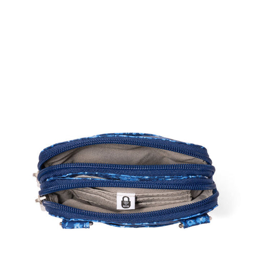 Women's Baggallini Modern Take Two RFID Crossbody - Navy Petal