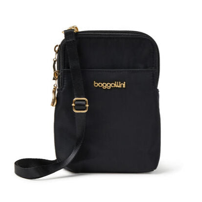 Baggallini Take Two Bryant Crossbody - Black W/ Gold Hardware