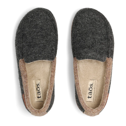 Taos Woolfer Slipper - Charcoal