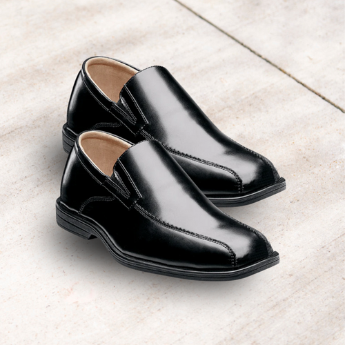 Boys' Florsheim Reveal Jr. Bike Toe Slip-On in Black