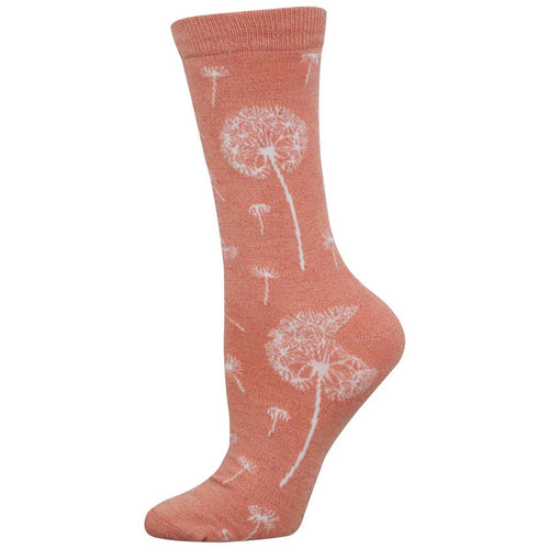 Women's Socksmith Dandelion Dreams Bamboo Socks - Peach