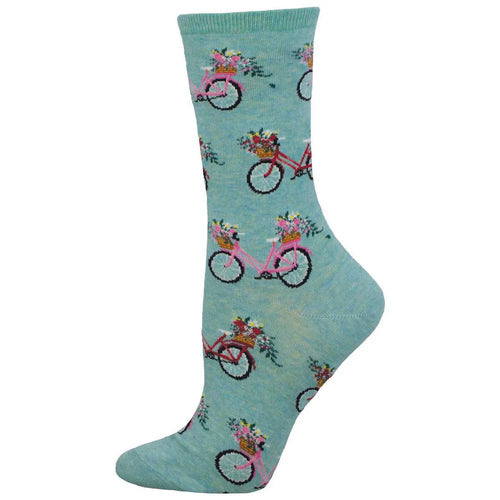 Women's Socksmith Floral Cruiser Socks - Blue Heather