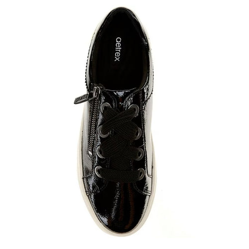 Women's Aetrex Aubrey - Black Patent