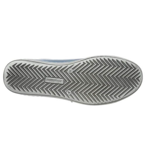 Women’s Andrea Conti Low Zip Sneaker – Bleu