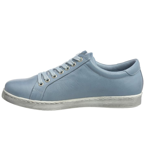 Women’s Andrea Conti Low Zip Sneaker – Bleu