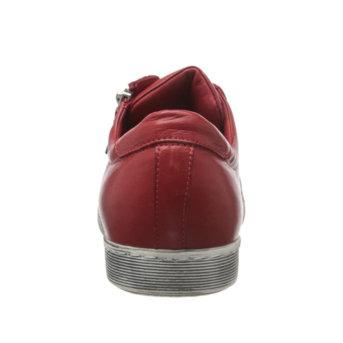 Women’s Andrea Conti Low Zip Sneaker – Chili