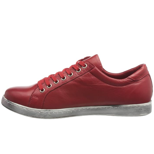 Women’s Andrea Conti Low Zip Sneaker – Chili