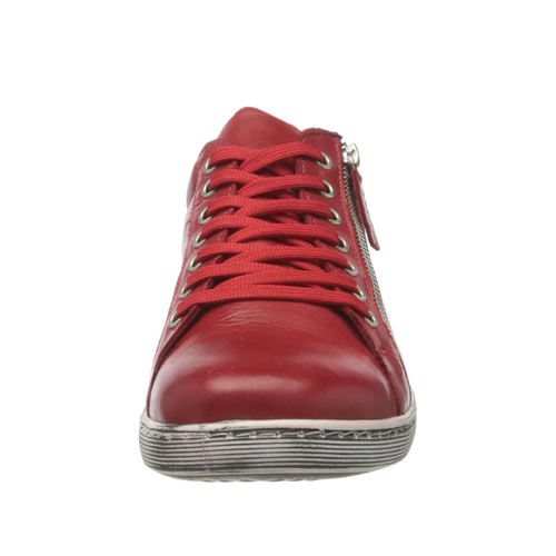 Women’s Andrea Conti Low Zip Sneaker – Chili