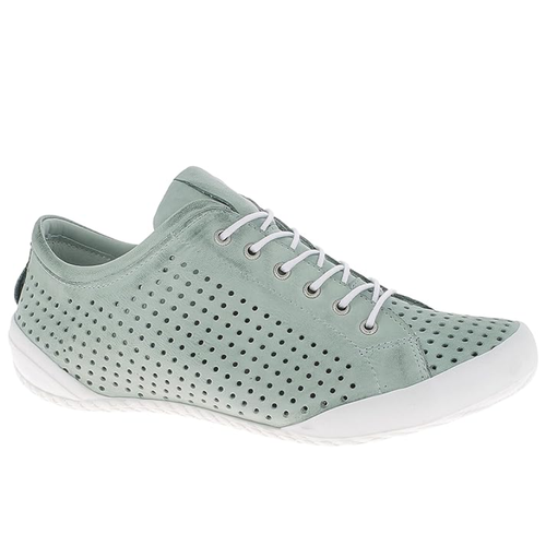 Women's Andrea Conti Sneaker Perf - Aqua Green