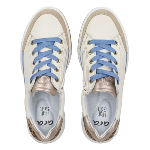 Women's Ara Rio - Cream/Sand/Azure Blue/Leopard