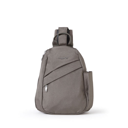 Baggallini Medium Sling - Sterling Shimmer