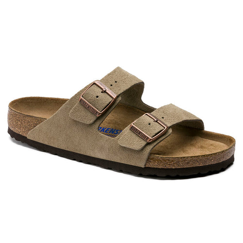 Women's Birkenstock Arizona Soft Footbed – Taupe Suede