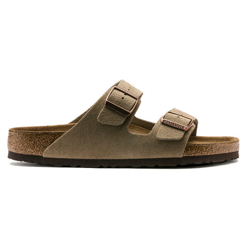 Women's Birkenstock Arizona Soft Footbed – Taupe Suede