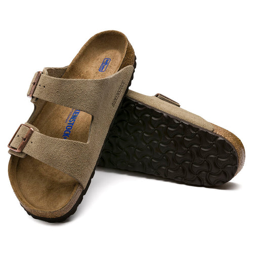 Women's Birkenstock Arizona Soft Footbed – Taupe Suede