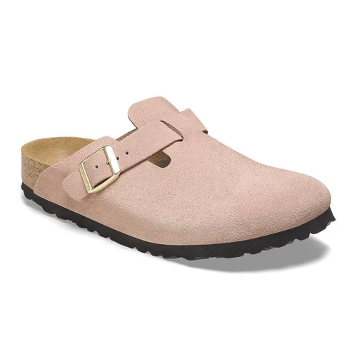 Women's Birkenstock Boston - Light Rose Suede