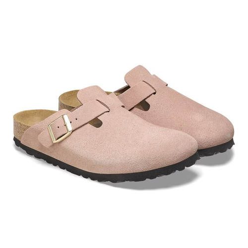 Women's Birkenstock Boston - Light Rose Suede