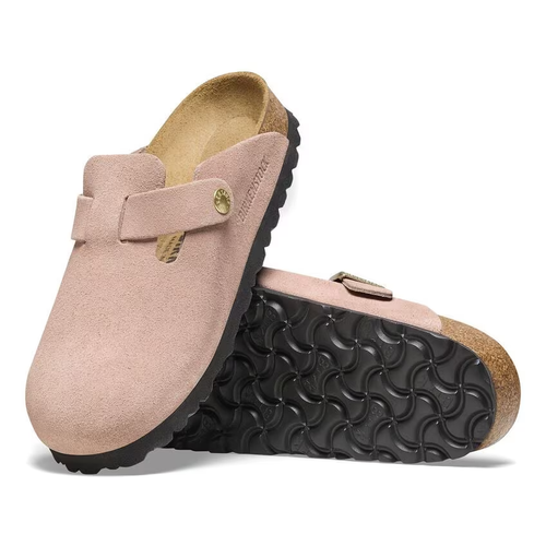 Women's Birkenstock Boston - Light Rose Suede