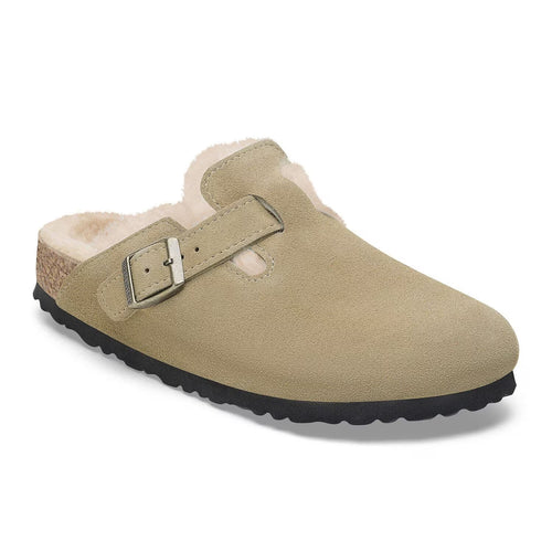 Women’s Birkenstock Boston Shearling – Taupe