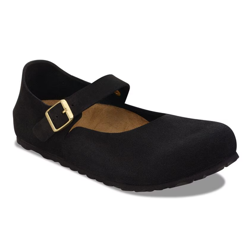 Women's Birkenstock Mantova - Black Suede