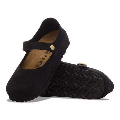 Women's Birkenstock Mantova - Black Suede