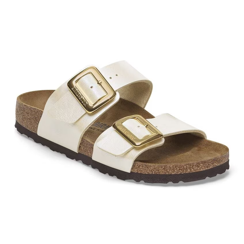 Women’s Birkenstock Sydney Luxe Buckle – Graceful Pearl White