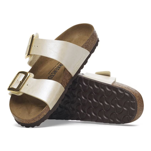 Women’s Birkenstock Sydney Luxe Buckle – Graceful Pearl White