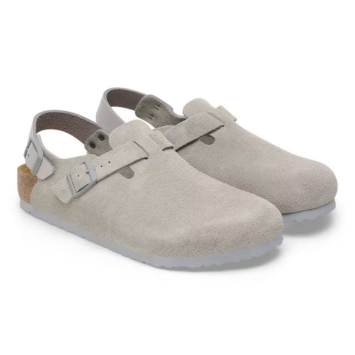 Women's Birkenstock Tokio - Stone Coin Suede