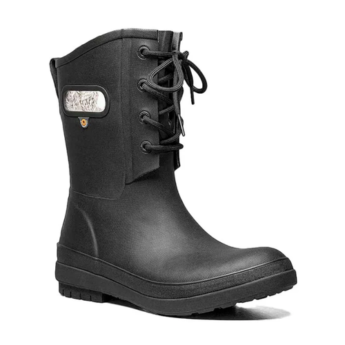 Women's Bogs Amanda Plush II Lace - Black