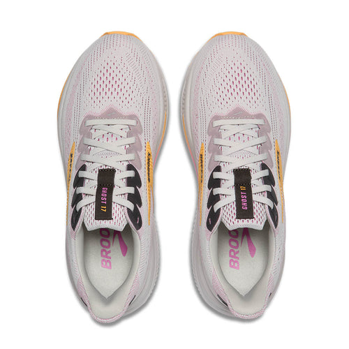 Women's Brooks Ghost 17 - Oyster/Apricot/Pink