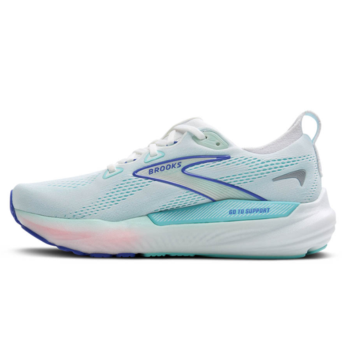 Women's Brooks Glycerin GTS 22 - White/Limpet Shell/Amparo Blue