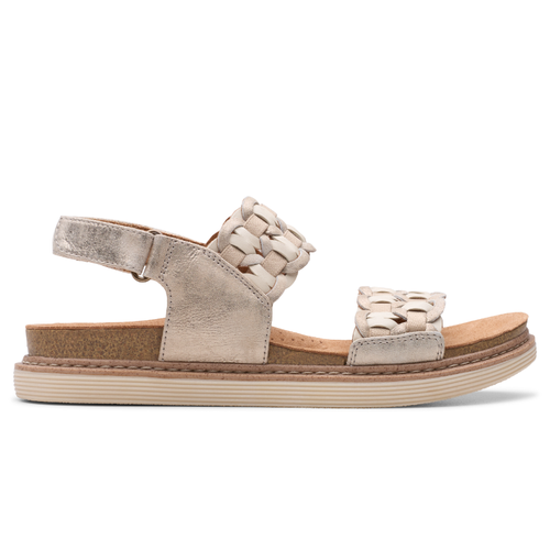 Women's Clarks Arwell Glide - Metallic Combi