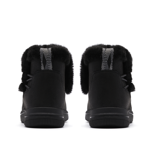 Women's Clarks Breeze Fur - Black Combi